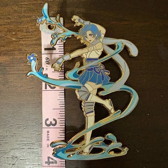 Sailor Mercury Enamel Pin - Picture 3 of 4
